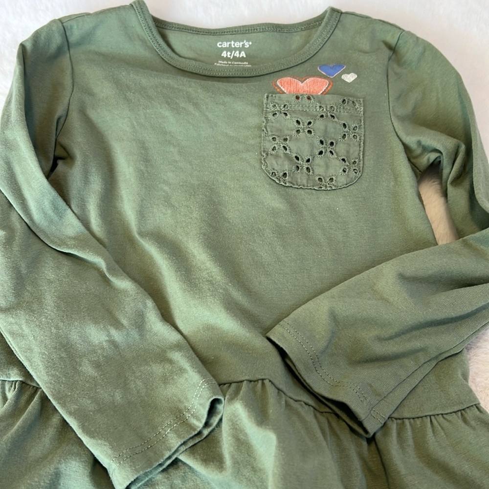 Carters Matching Set | Spring Hearts | 4T - Picture 3 of 5